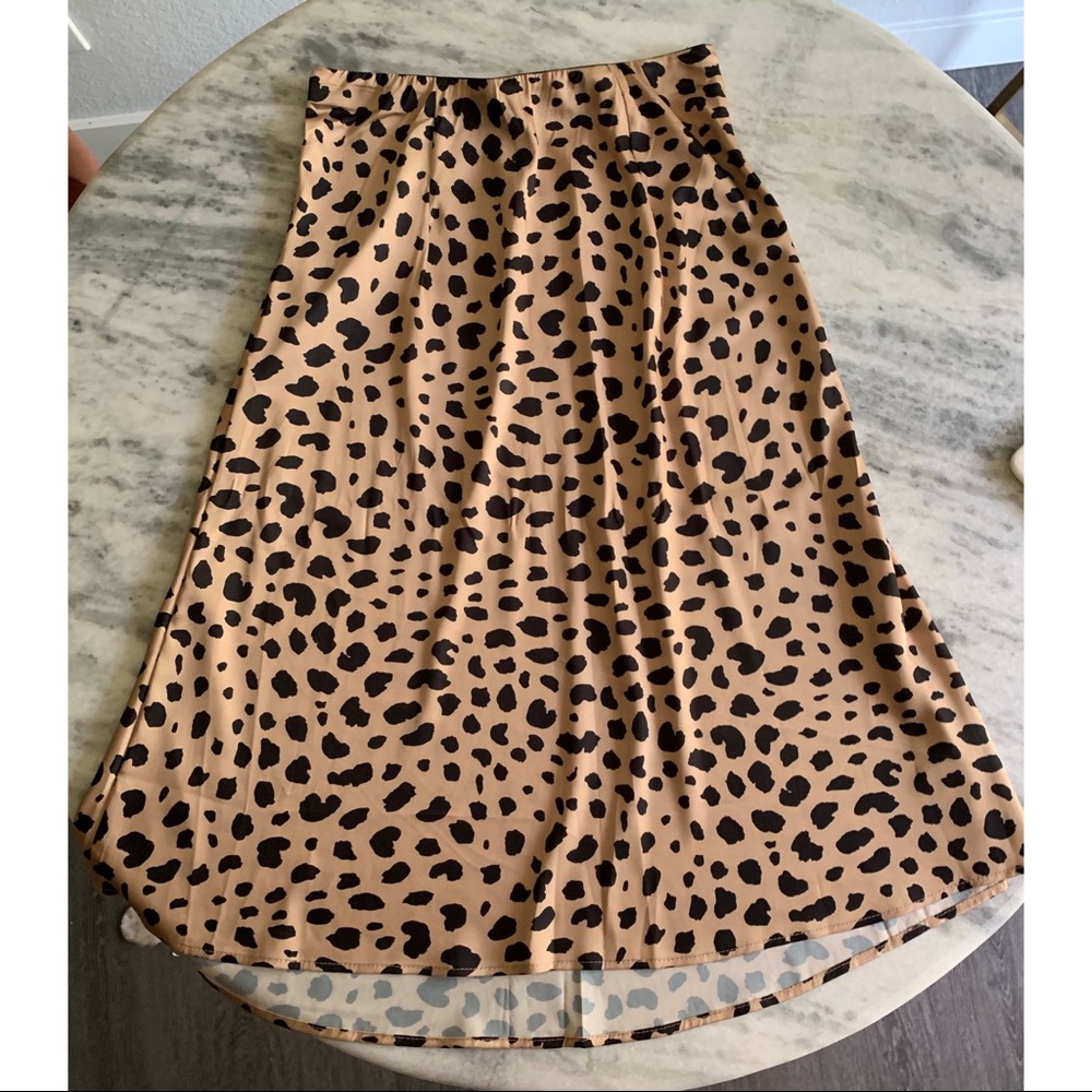 Animal Print Skirt